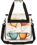 Coffee Maker Travel Bag Compatible with Keurig K-Mini, K-Mini Plus or Other Accessories, Portable Coffee Maker Case with Shoulder Strap for Travel(Bag Only)