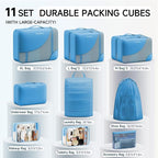 11 Set Packing Cubes for Travel, Gifts for Women Mom,Anti-Tearing Suitcase Organizer,OlarHike Vacation Essentials & Accessories for Cruise Ship