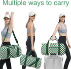 BLUBOON Duffle Bag Girls Kids Cute Gym Bag with Shoes Compartment & Wet Separation Waterproof Sports Overnight Travel Bag