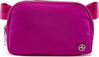 Pander Everywhere Belt Bag for Women, Fashion Waist Packs, Crossbody Bags with Adjustable Strap (Grape Purple)