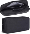 CAAORDKSO Travel Cable Organizer Pouch Electronic Accessories Carry Case Water Resistant Accessories Organizer Pouch Bag for Cable, Cord, Charger, Phone, Power Bank, Earphone (Big-Black)