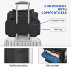 GMAK Teacher Briefcase, Teacher Tote Bags with 15.6 Inch Laptop Compartment, Scrapbook Tote Craft Organizer with Pockets