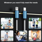 2Pack 10ft iPhone Fast Charger Cable, [Apple MFi Certified] Long USB C to Lightning Cable 10 Foot, High Fast 10 Feet Apple Charging Cord for Apple iPhone 14/14 Pro Max/13 Mini/12/11/XS/XR/8/7Plus,iPad