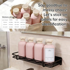 DEMORA 6.6oz Travel Bottles for Toiletries, Larger Plastic Travel Squeeze Bottles Leak Proof Refillable Toiletry Containers with Flip Caps and Labels for Shampoo Conditioner Lotion (Pink, 4 Pcs)