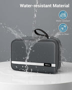 Maliton Toiletry Bag for Men & Women Travel Toiletry Bag Hanging Toiletry Bag Hygiene Organizer with 4 Compartments Waterproof Bathroom Shower Bag Large Toiletries Travel Bag (Gray)