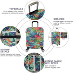 Travel Luggage Cover, Suitcase Protector Bag Fits 26-28 Inch Luggage Colorfulmaple