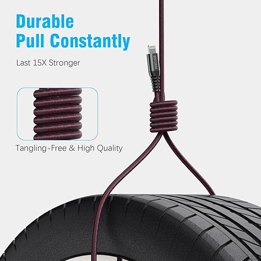 2Pack for iPhone Charger Cable 3FT, Lightning for Apple Charging Cord 3ft for iPhone 14/13/12/11 Pro/X/Xs Max/XR/8 Plus/7/6/5/SE,for IPad USB Charge Wire 3 Foot