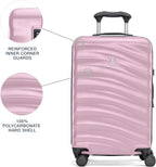 Travelpro Maxlite Air V2 Hardside Expandable Carry on Luggage, 8 Spinner Wheels, Lightweight Hard Shell Suitcase, TSA lock, Pink, Carry On 20-Inch