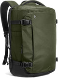 tomtoc Travel Backpack 28L, TSA Friendly Flight Approved Carry-on Luggage, Personal Item Travel Bag, Water-resistant Lightweight Business Rucksack, Durable Bag Fits 16 Inch Laptop