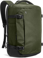 tomtoc Travel Backpack 28L, TSA Friendly Flight Approved Carry-on Luggage, Personal Item Travel Bag, Water-resistant Lightweight Business Rucksack, Durable Bag Fits 16 Inch Laptop