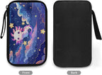 Cartoon Axolotl Print Travel Cable Organizer Bag Waterproof Portable Electronic Accessories Organizer for USB Cable Cord Phone Charger Headset Wire SD Card