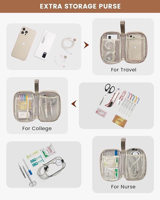 LOVEVOOK 17.3 Inch Laptop Backpack for Women, Large Capacity Travel Backpack with Organizer Bag, Waterproof Carry on Backpack Purse Work Bag with USB Port for Teacher Nurse, Beige-Khaki