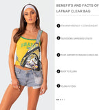 LATMAP 7L Sling Bag For Women Men Backpack Fanny Pack Crossbody Chest Travel Shoulder Belt Bags Purse Handbag PU Leather