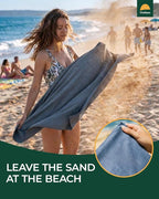 Quick Dry Microfiber Towel Travel, Beach & Camping Towels. Fast Drying, Super Absorbent & Ultra Compact for Travel, Bath, Gym, Swimming, 1 Pack, 72"x40" Navy Blue