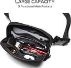 Belt Bag for Women Fanny Pack Crossbody Bags for Women Fashion Waist Packs with Adjustable Strap Gifts for Teenage Girls Women Men (Black)