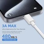 2Pack 10FT USB to USB C Fast Charging Cable for iPhone 17 16 15 Charger Cord, for Apple for iPhone 17 16 15/Pro/Pro Max/Plus Long Type C Car Carplay Cord for iPad Pro 12.9/11, Air 5th/4th Gen
