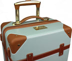 World Traveler VentureX Airline Approved 2-Piece Carry-On Luggage Set – Lightweight Hardside Polycarbonate Suitcase with Spinner Wheels - Gatsby Mint