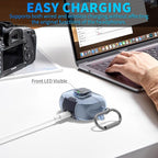 for Bose Ultra Open Earbuds Case with Secure Lock & Phone Stand, Soft TPU Shockproof Protective Clear Case for Bose Open Ear Earbuds Accessories with Cleaning Pen & Keychain (Light Blue)