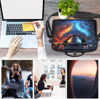 Laptop Shoulder Bag for Women Men, Waterproof Computer Case Messenger Bag Briefcase for Business Office Travel