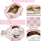 BLUBOON Duffle Bag Girls Kids Cute Gym Bag with Shoes Compartment & Wet Separation Waterproof Sports Overnight Travel Bag