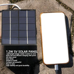 Akozon 1.2W 5V Portable Solar Panel Charger for Phones & 3.7V Batteries – Lightweight Polycrystalline Silicon Power Bank Solution
