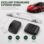 GPS Tracker for Vehicles(iOS Only),Magnetic Waterproof Car Tracker, No Monthly fees, Mini Portable GPS Tracker for Cars, Trucks, Motorcycle, Anti-Theft