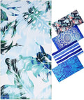 Oversized Terry Beach Towel 36 x 72 in Soft Extra Large XL Big Pool Swimming Towels for Adults Clearance Blanket Travel Essentials Cruise Accessories Must Haves Vacation Stuff Lounge Chair Cover Palm