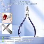 30Pcs Manicure Pedicure Kit，Nail Clippers Kit Professional and Stainless Steel Nail Care Tools，Toenail Clipper Cutters Men's Accessories Whit Beauty Tools Luxurious Travel Case (Blue)