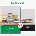 Travel Laundry Detergent Sheets Fisroa 120 Loads Eco-friendly Washing Detergent Sheets Plastic-Free Fresh Linen Scent Liquidless Laundry Strips for Camping Dorm