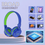 Kids Bluetooth Headphones,Lightweight Kids Headphones Wireless,85/94dB Safe Volume,40H Playtime,Fast Charging,Bluetooth 5.3,Over Ear,Toddler Headphone Built-in Mic for School/Tablet/Travel (Blue)