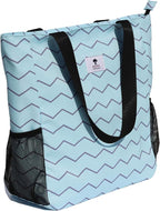 Original Floral Water Resistant Large Tote Bag Shoulder Bag for Gym Beach Travel Daily Bags Upgraded