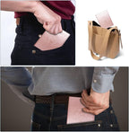 Passport Holder Cover Wallet Case RFID Blocking Leather Card Slot Travel Accessories Documents Organizer Protector for Women Men, Rose Gold