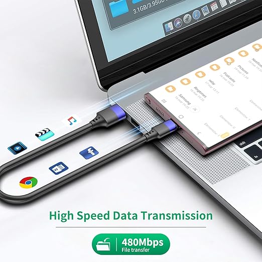 1ft Short USB C Cable for iPhone 15, 10 Pack Bulk USB A to USB C Charger Cord 12 inch, Multipack Type C Cable for Charging Station Compatible with Samsung Galaxy S24 S23 S20 S10 S9 Note 20 10 9