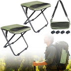 COMELY Folding Stool Backpacking Chair Portable: 700g Lightweight Pocket Chair for Adults, 3-Second Setup & 5-Second Storage, 600D Oxford Breathable & Comfortable, Compact On-Trail Rest for Hikers.