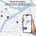 2 Pack GPS Trackers for Vehicles Work with Find My (iOS Only) Real Time Mini Car Item Finder Global Coverage Hidden Car Locator Tracking Device No Monthly Fee or Subscription No SIM Card Required