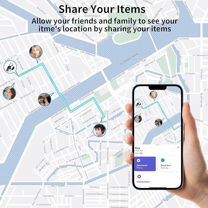2 Pack GPS Trackers for Vehicles Work with Find My (iOS Only) Real Time Mini Car Item Finder Global Coverage Hidden Car Locator Tracking Device No Monthly Fee or Subscription No SIM Card Required