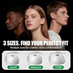 9 Pairs Replacement Ear Tips for Beats Studio Buds/Fit Pro/Studio Buds+, 3 Sizes (S/M/L), Soft Silicone Beats Earbud Accessories, Fit Charging Case (White)