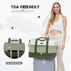 LOVEVOOK Weekender Bag, Large Travel Duffel Bag for Women with 2 Packing Cubes, Carry on Overnight Bag with Shoe Compartment, Mom Hospital Bags for Labor and Delivery