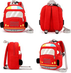 mibasies Toddler Backpacks for Girls 2-4: Plush Backpack -3D Animal Cartoon Mini Travel Bag -10 inch Toddler Backpack Leash