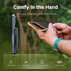Qi2 Magnetic Portable Charger 10000mAh, 15W Wireless & 22.5W USB-C Fast Charger with Stand & LED Display, for iPhone 17/16/15/14,Black