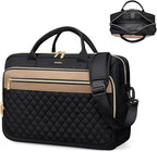 Laptop Bag for Women 15.6Inch Work Tote Computer Briefcase Waterproof Handbag Shoulder Teacher Office Crossbody Purse
