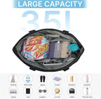 G4Free Beach Bag,Waterproof Beach Tote Pool Bags for Women,Compatible with Cup,Foldable for Weekender Travel