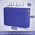 Manicure Set 30 in 1 Nail Clippers Set,Nail Manicure Kit for Women,RedFlow Toenail Clippers,Pedicure Kit,Pedicure Tools,Suitable for Travel Manicure Tools (Navy Blue)