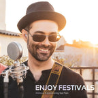 High Fidelity Concert Earplugs, Reusable Musicians Ear Plugs, 24dB Advanced Filter Technology Ear Protection for Music Festivals, DJs, Musicians