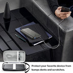 Case Compatible with Anker Portable Charger, 313 Power Bank (for PowerCore Slim 10K) / 523 Power Bank (Slim 10K PD) 10000mAh Battery Pack. 10K Battery Pack Storage Holder Bag (Box Only)- Black