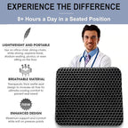 Gel Seat Cushion for Long Sitting Pressure Relief (Super Large & Thick) - Non-Slip Gel Chair Cushions for Back,Sciatica,Tailbone Pain Relief - Seat Cushion for Office Desk Chair,Car Seat,Wheelchair