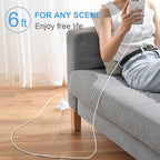 iPhone 17 16 15 Charger Fast Charging 3+3Pack 20W USB C Wall Charger with 6FT Fast Charging Cable Compatible with iPhone 17/17 Air/17 Pro/17 Pro Max/iPhone 16/15 Series, iPad Pro/AirPods