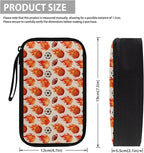 Basketball Travel Cord Organizer Cases Electronics Organizers Travel Case Large Tech Pouch Storage Bag Travel Bag Cable Organizer fits Phone Earphone Charger SD Card