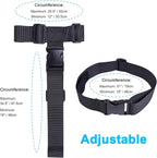 Wisdompro 2 Pcs Add a Bag Luggage Strap, Heavy Duty Adjustable Suitcase Belt Travel Attachment Travel Accessories for Connecting Your Luggage Together - Black (T-Type and Normal)