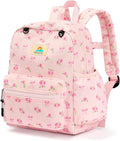STEAMEDBUN Corduroy Toddler Backpack for Girls 2-4: Kids backpack for Boys Girls - 12 inch Preschool Kindergarten Backpacks - Rose